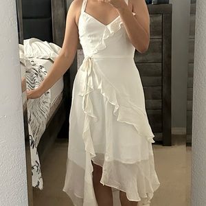 High low dress, pearl color, size 00-16